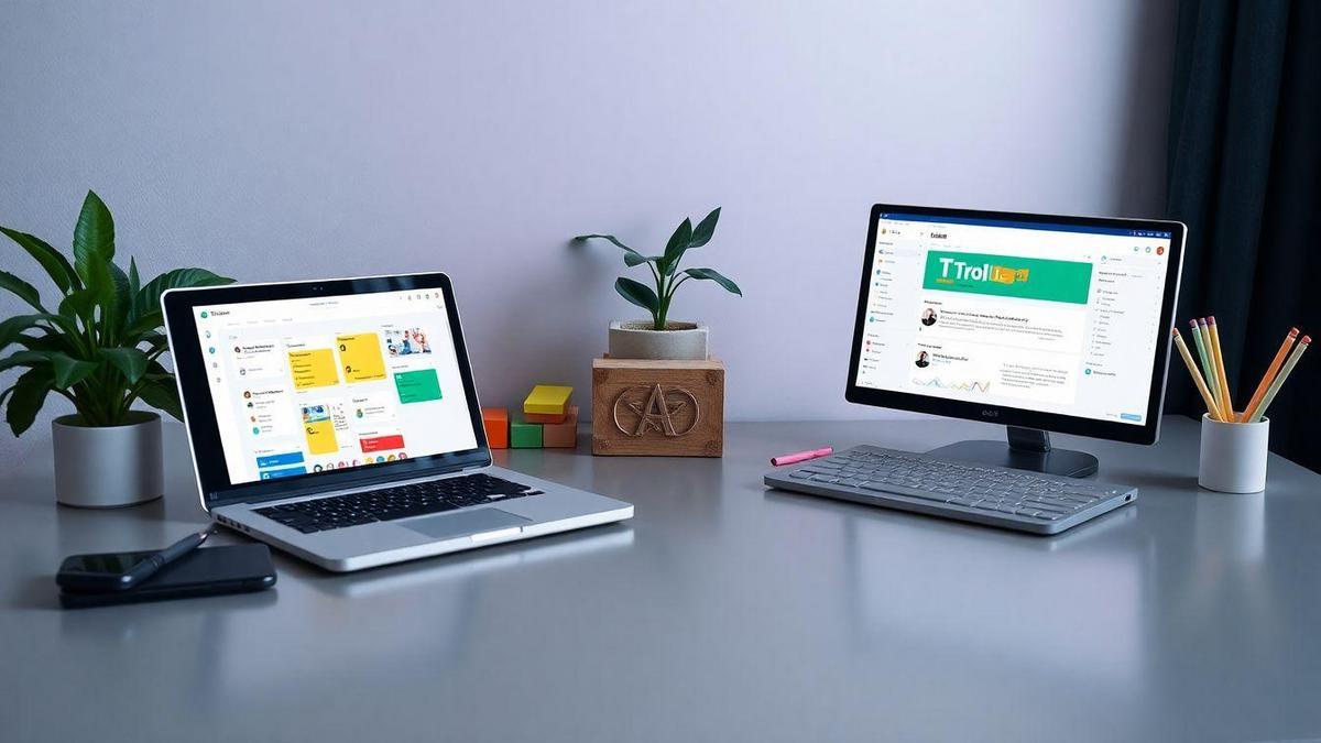 Comparação de Recursos do Trello e Asana