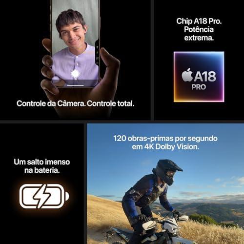 Apple iPhone 16 Pro (256 GB) – Titânio natural Apple iPhone 16 Pro (256 GB) – Titânio natural