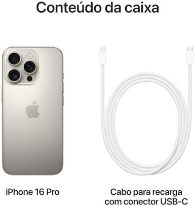 Apple iPhone 16 Pro (256 GB) – Titânio natural Apple iPhone 16 Pro (256 GB) – Titânio natural